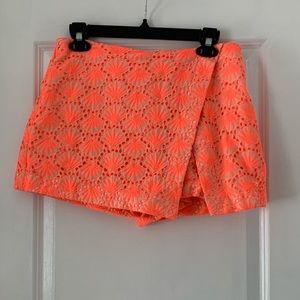Lily Pulitzer bright neon skort